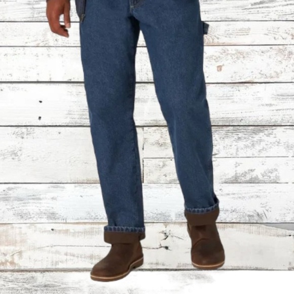 Wrangler Fleece Lined Carpenter Jeans Size 34 x 34 - Picture 16 of 16